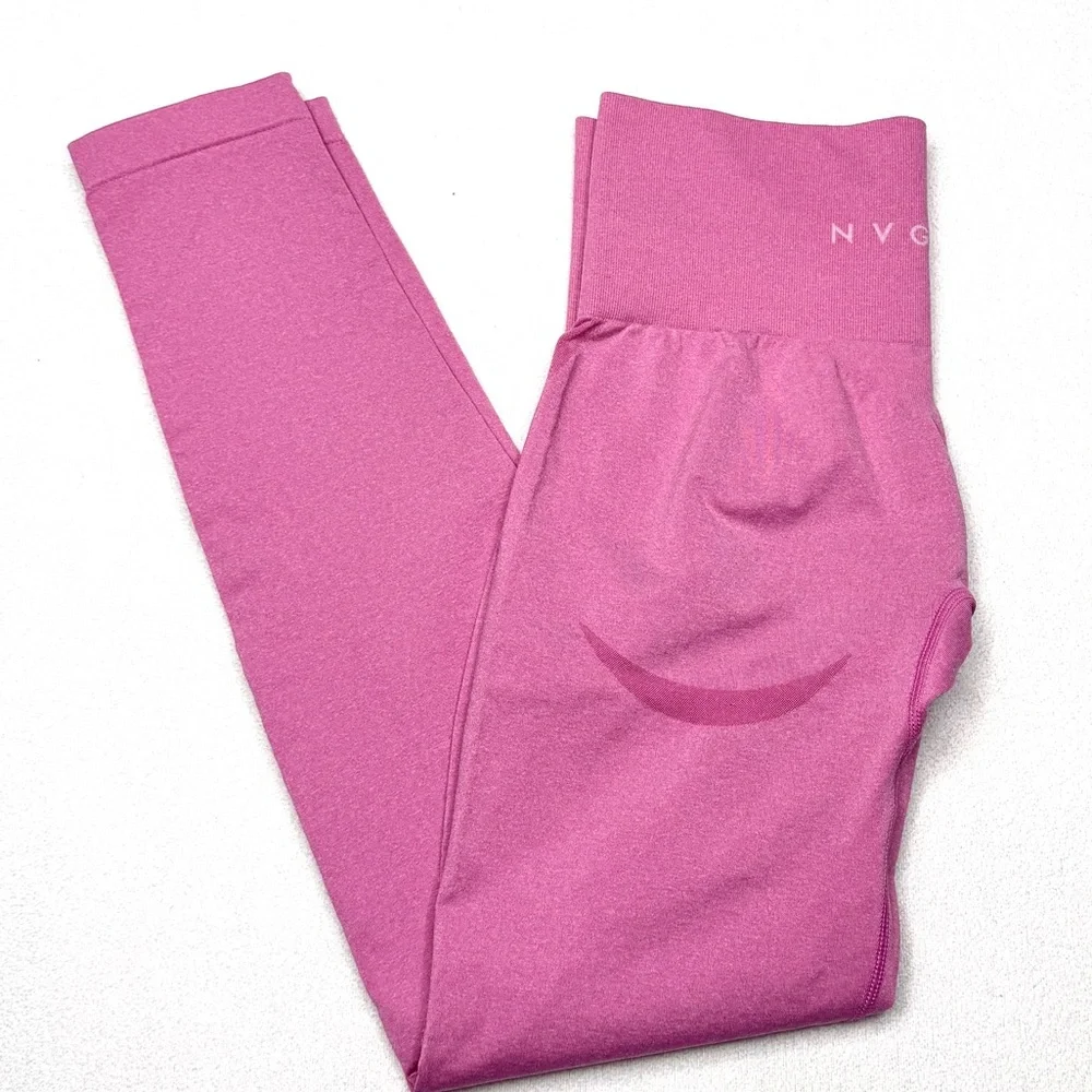 NVGTN Bubble Gum Pink Contour Seamless Leggings💕💗 - Picture 9 of 12